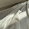 Krémový lehoučký tričkový úplet s elastanem, 95%bavlna/5%elastan