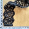 Černá krajka 6-8cm šíře/nepružná