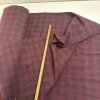 Pikovaný vínový tvíd, 30%vlna/30%PES/35%polyakryl/5%ostatní vlákna