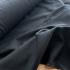 Lehoučký černý vlněný popelín/plátno 98%vlna 2%elastan