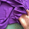 Fialový bambusový tričkový úplet, 95% 5%elastan