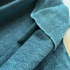 Zeleno modrý bytový/čalounický velur, viskóza/synt.vl. 2