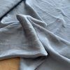 Satén/umělé hedvábí, stříbřitě šedý