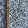 Bavlněné plátno dekorační šedivý paisley