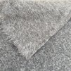 Lehký ale teplý kabátový velur/úplet šedý vlas