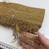 Starožitné třásně z kovových vláken zlatý bronz