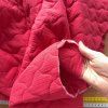 Malinový mušelínový quilt/prošev Minile