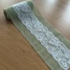 Vzorek - Imitace juty s krajkou