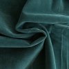 Potahová látka se semišovým chlupem smaragdově zelená, podkladová vrstva bavlna