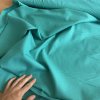Satén bavlněný tyrkysový, lehce pružná