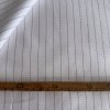 Košilovina, jemný proužek na bílé, kepr bavlna