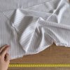 Košilovina, jemný proužek na bílé, kepr bavlna