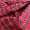 Košilovina červená kostka bavlna