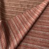 Teplejší úplet proužek rezavě hnědý, syntet.