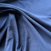 Samet tmavě modrý, bavlna