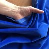 Samet královsky modrý, bavlna