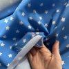 Modré hvězdičky, 100% tencel, plátno/šatovka šíře role 90cm