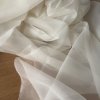 Organza krémová, synt.vl.