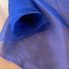 Organza modrá, hedvábí