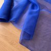 Organza modrá, hedvábí