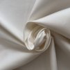 Bavlněný satén pružný s elastanem, krémová bílá