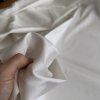 Bavlněný satén pružný s elastanem, krémová bílá