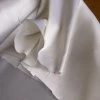 Bílý pevný pyžamový satén bavlna s viskózou
