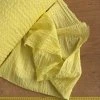 Lehoučký žlutý bavlněný krep