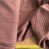 Broušený kostkovaný lyocell TENCEL™ starorůžový Old Rose