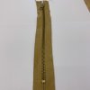 Zip okrový zlaté zoubky 25CM