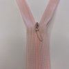 Skrytý zip růžový 24CM