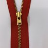 Zip YKK červený 16CM