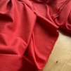 Červená košilovka/šatovka, viskóza se lnem, jemný proužek