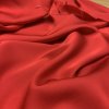Svůdný červený satén, lehce pružný, imitace hedvábí