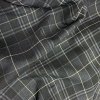 Směs polyesteru a viskózy, šedá/černá kostka