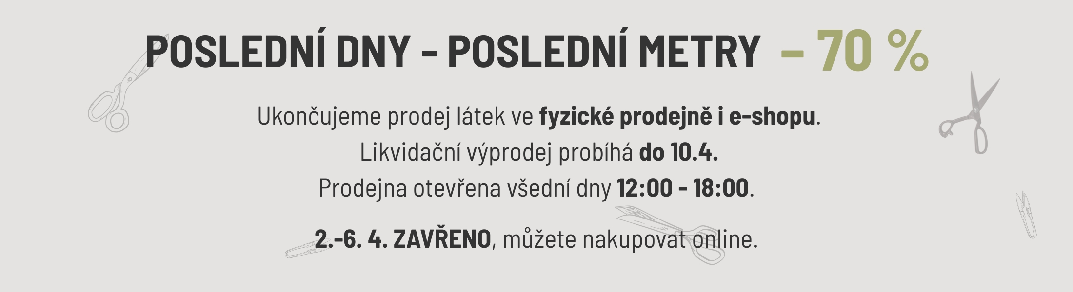 Likvidační výprodej