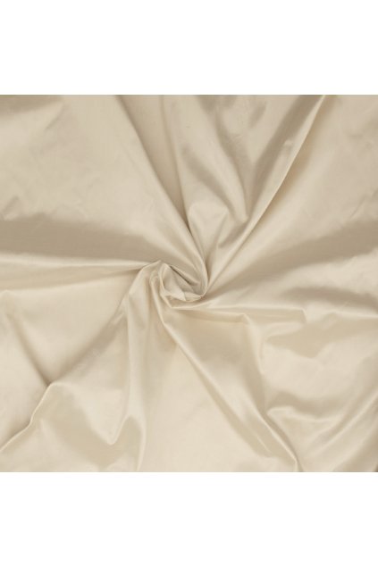 Hedvábný dupion šampaň 694 bez lístku swirl cropped