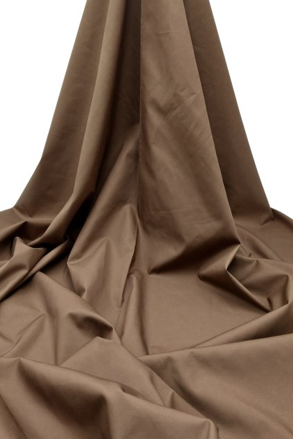 Bavlněný popelín Gillian hnědá 6