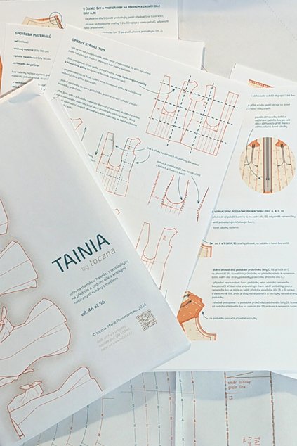 Střih na halenku TAINIA od TOCZNA (Velikost 46-56)