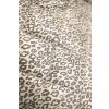 Prošev metráž oboustranný LEOPARDŠEDÁ látka premium detail 2