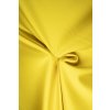 Satén metráž střední, matný, s elastanem ŽLUTÁ 383 látka premium detail