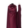 Satén metráž střední, matný, s elastanem BURGUNDY 443 látka premium