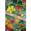 Bavlna metráž HIPPIE KVĚTY látka premium detail