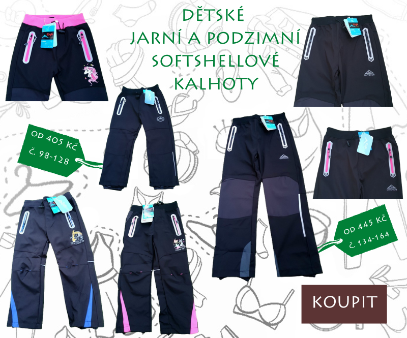 Softshellové kalhoty