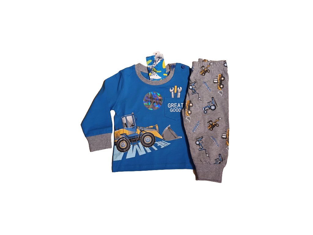 Dětské pyžamo Chlapecké Modré č. 74 - 110 - Textil a galanterie Domeček