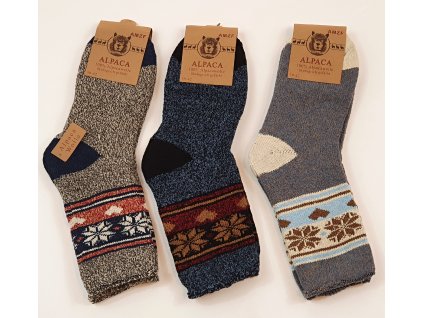 Dámské zimní ponožky z ALPAKY