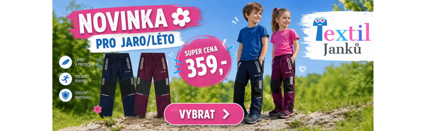 Dětské outdoor kalhoty jaro / léto