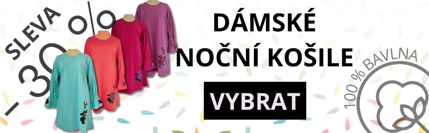 Sleva na dámské noční košile - 30 %