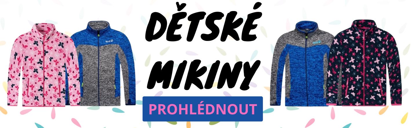 Dětské téplé mikiny