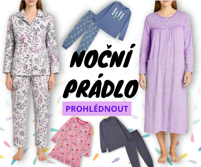Noční prádlo jaro 2025